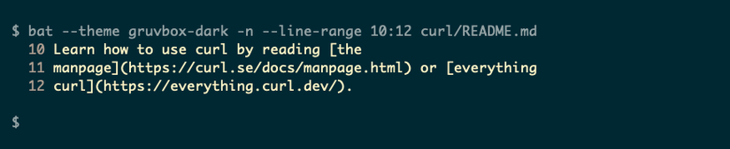 A short excerpt from a Markdown file, with syntax highlighting and line numbers.